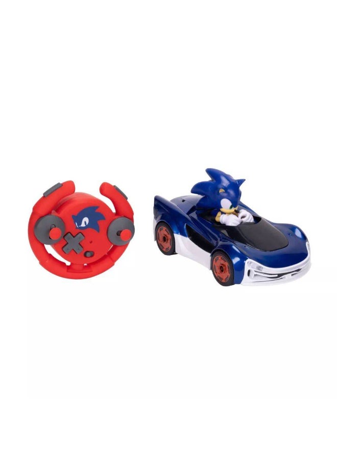 Sonic the Hedgehog Speed Star Lightning Drift Action RC Car (Blue) - Image 2